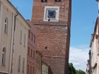 Krzywa wieża w Ząbkowicach Śląskich. Znaczne odchylenie tego obiektu od pionu jest często łączone z trzęsieniem ziemi z 1590 roku (Annales Francostenenses), choć inne źródła podają również rok 1594 | fot. Krzysztof Gaidzik 