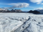 Lodowiec Hansa, który uchodzi do fiordu Hornsund, jest jednym z najlepiej zbadanych lodowców Arktyki. Fot. Jacek Jania