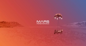 Artystyczna wizja lądowania łazika Perseverance na Marsie | Image Credit NASA/JPL-Caltech