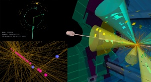 Rekonstrukcja eksperymentu ATLAS mająca na celu wykrycie cząstek LLP | Image: ATLAS Collaboration/CERN