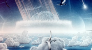 Asteroida, znana również jako Chicxulub, trafiła w Ziemię około 66 milionów lat temu. Fot. domena publiczna