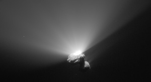Kometa 67P/Churyumov-Gerasimenko / Fot. ESA/Rosetta/NavCam – CC BY-SA IGO 3.0