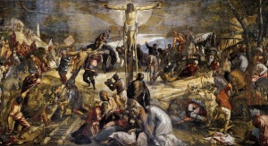 Jacopo Tintoretto „Ukrzyżowanie” (1565). Fot. wikipedia.org