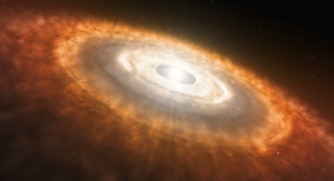 Artystyczna wizja dysku protoplanetarnego | fot. ESO/L. Calçada