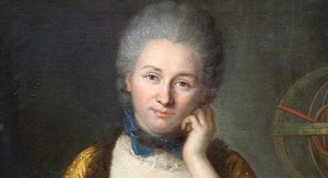 Émilie du Châtelet  (obraz Maurice’a Quentina de La Tour). Fot. wikipedia.org.