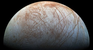 Powierzchnia Europy w naturalnych barwach | Image credit: NASA / Jet Propulsion Lab-Caltech / SETI Institute