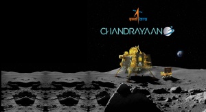 Wizualizacja misji Chandrayaan-3 | Image credit: ISRO