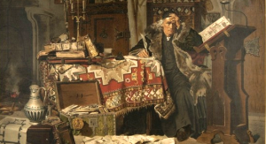 "Jan Długosz", reprodukcja obrazu Antoniego Gramatyki (fot. domena publiczna)
