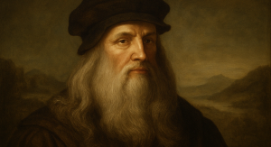 Artystyczna wizja Laonarda da Vinci | fot. AI