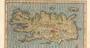Mapa Islandii autorstwa Petrusa Kaeriusa z 1630 roku ze zbiorów prywatnych Dariusza Rotta