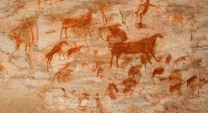 Malowidła jaskiniowe z Afryki Południowej. Źródło: MIT