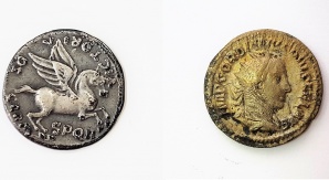 Monety rzymskie. Fot. Małgorzata Kłoskowicz