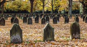 Nagrobki na cmentarzu