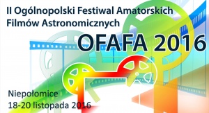 II Ogólnopolski Festiwal Amatorskich Filmów Astronomicznych 2016