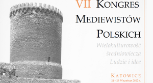 okrągła wieża po lewej stronie, po prawej tytuł konferencji