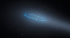 Planetoida binarna 288P (impresja artystyczna). By ESA/Hubble, CC BY 4.0, https://commons.wikimedia.org/w/index.php?curid=62623956