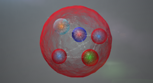Ilustracja możliwych układów w pentakwarka. Fot. CERN