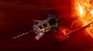 Artystyczna wizja Parker Solar Probe | Image credits: NASA's Goddard Space Flight Center/JHU Applied Physics Laboratory