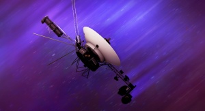 Ilustracja przedstawiająca sondę Voyager (obie sondy V1 i V2 wyglądają tak samo) | image credit: NASA/JPL-Caltech