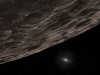 Artystyczna wizja obiektów w Pasie Kuipera. Nowo odkryty obiekt 2014 UZ224, znajdujący się poza orbitą Plutona może być zakwalifikować jako planeta karłowata. Fot. NASA/JPL-Caltech/T. Pyle (SSC)