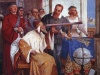 Galileo prezentuje doża weneckiemu, jak używać teleskopu. Fresk Giuseppe Bertiniego. Fot. Wikipedia