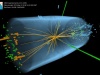 Zdarzenie zarejestrowane przez detektor CMS w 2012 roku wykazało charakterystykę oczekiwaną od rozpadu bozonu Higgsa na parę fotonów | Rys. CERN