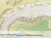 Zrzut ekranu filmu przedstawiającego zmiany lądolodu alpejskiego na przestrzeni 120 tysięcy lat - under Creative Commons license