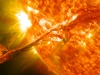 Koronalny wyrzut masy, zdjęcie w ultrafiolecie | fot. NASA Goddard Space Flight Center