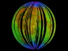Niebieskie obszary na złożonym obrazie z Moon Mineralogy Mapper (M3) na pokładzie orbitera Chandrayaan-1 pokazują wodę skoncentrowaną na biegunach Księżyca. Docierając do widm tamtejszych skał, badacze znaleźli ślady hematytu | Image credit: ISRO/NASA/JPL-Caltech/Brown University/USGS