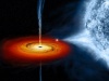 Czarna dziura zasysająca materię z nieodległego obiektu - artystyczna wizualizacja. Credit: NASA, CXC, M. Weiss