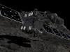 Artystyczna wizja impaktu sondy Rosetta z kometą 67P/Czuriumow-Gierasimienko. Fot. ESA/ATG medialab