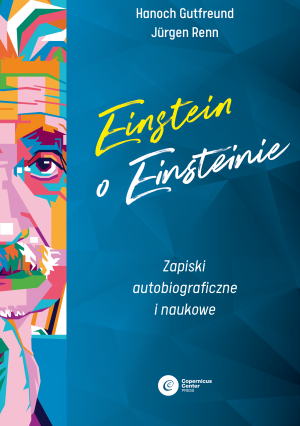 Okładka książki pt. „Einstein o Einsteinie”