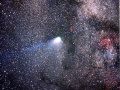 Kometa Halleya sfotografowana z Kuiper Airborne Observatory w 186 roku. Była brana pod uwagę jako jedna z możliwości bycia Gwiazdą Betlejemską (fot. domena publiczna)