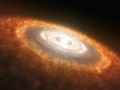 Artystyczna wizja dysku protoplanetarnego | fot. ESO/L. Calçada