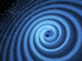 Wizualizacja zderzenia dwóch czarnych dziur. Fot. T. Pyle/LIGO