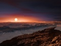 Artystyczna wizja planety okrążającej Proximę Centauri. Fot. ESO/M. Kornmesser