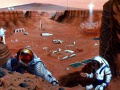 Artystyczna wizja kolonizacji Marsa. Fot. NASA/PAT RAWLINGS
