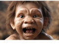 obraz dziecka neandertalczyka