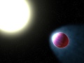 Artystyczna wizja egzoplanety WASP-121b | Image credit: NASA, ESA, and G. Bacon (STSci)