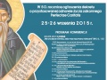Plakat konferencji pt. „Ojcowie Pustyni i Jan Kasjan – ojciec monastycyzmu zachodniego”